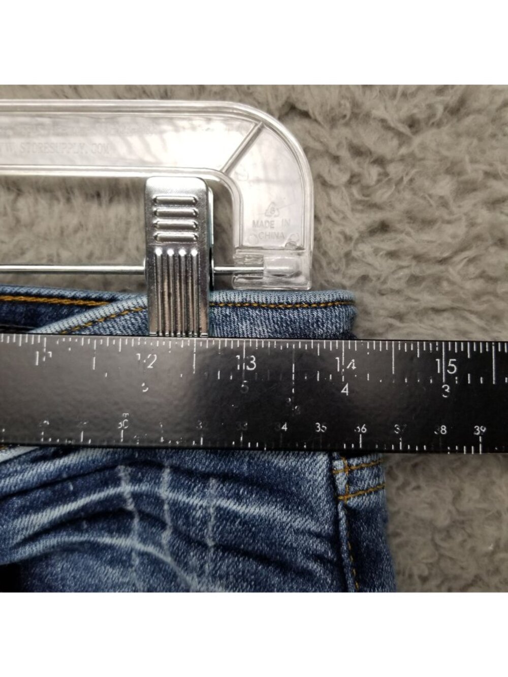 Miss Me Jeans Womens 27 Blue Ankle Skinny Stretch Denim *Read* - Picture 5 of 14